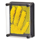 MINI PLASTIC PIN ART YELLOW
