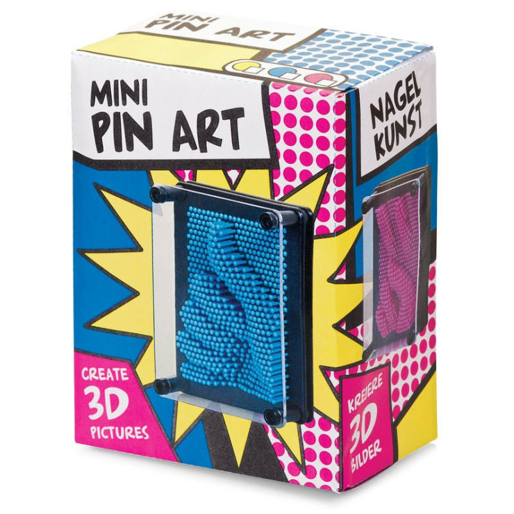 Mały Plastikowy Pin Art Żółty