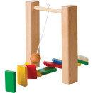 Drewniane domino konstrukcyjne  - Wooden Domino Race