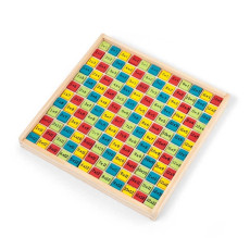 WOODEN TIMES TABLE BOARD