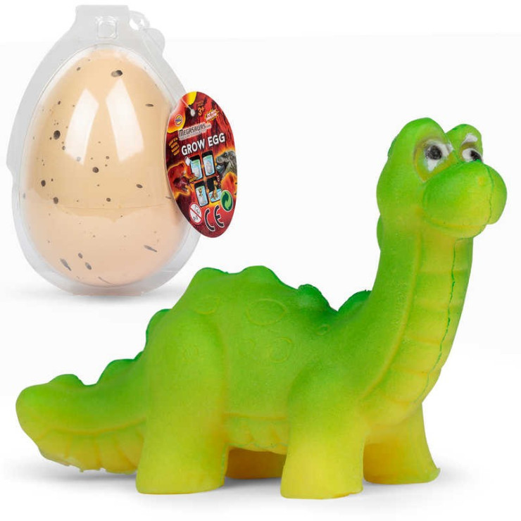 LARGE GROWING DINOSAUR EGG CLAM SHELLED