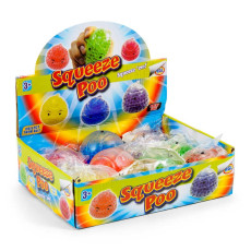 SSS_Gniotek z kuleczkami – gówienko - SQUEEZE BEADED POO 2