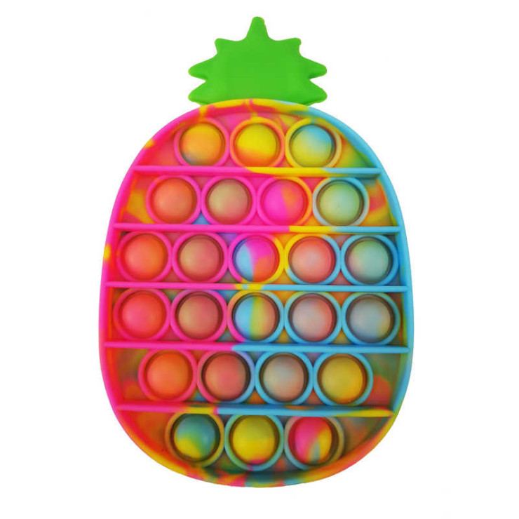 PUSH POPPER PINEAPPLE- ASSORTED TIE DYE