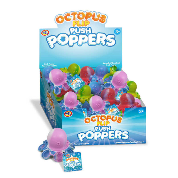 PUSH POPPER FLIP OCTOPUS