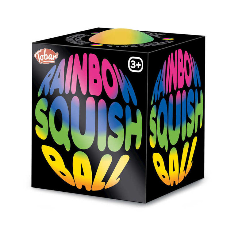 RAINBOW SQUISH BALL - TĘCZOWA PIŁECZKA GNIOTEK