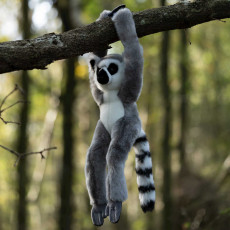 pppp_ANIMIGOS WORLD OF NATURE HANGING RING TAILED LEMUR -...