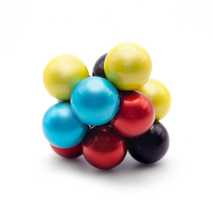 aaa_Metalowe kulki na gumce FIDGET
