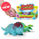 Rozciągliwy dinozaur gniotek z kuleczkami