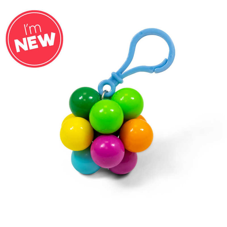 ATOMIC FIDGET BALL KEYRING