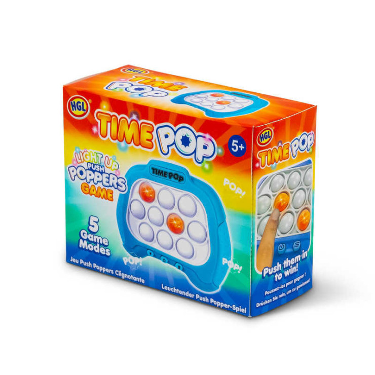 Gra Light Up Push Popper Niebieski