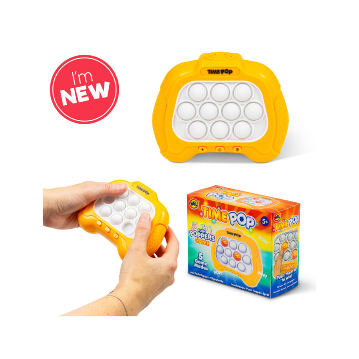 Gra Time Pop Light Up Push Popper Pomarańczowa