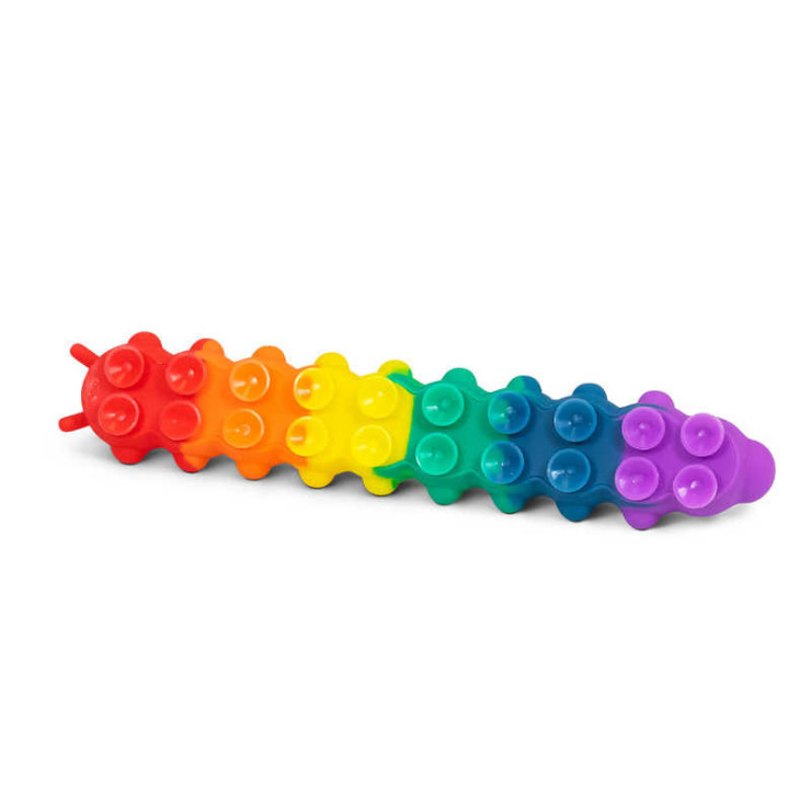 3D Push Pop Suction Caterpillar with Light