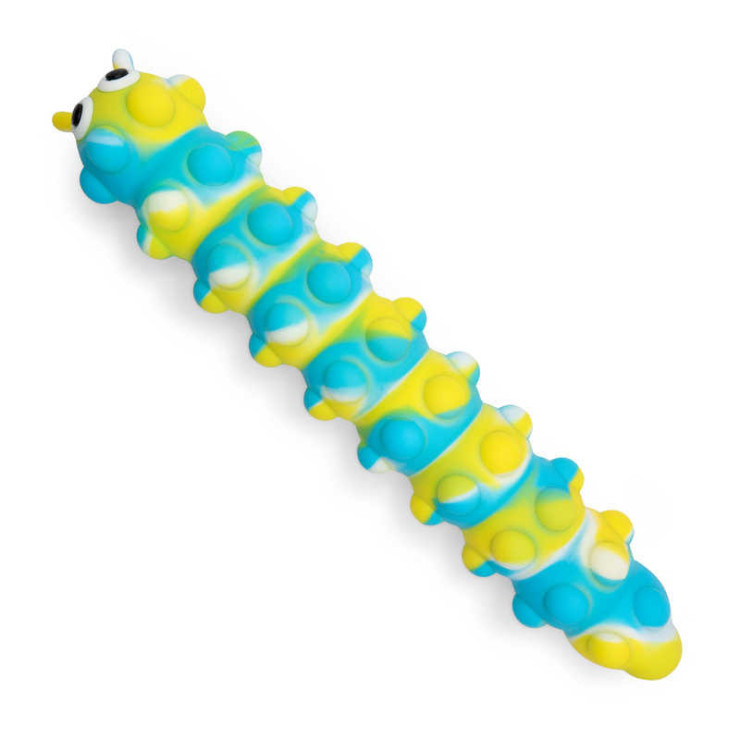 3D Push Pop Suction Caterpillar with Light