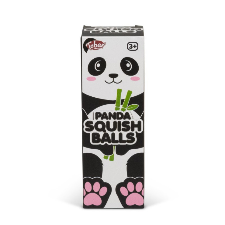 PANDA 3PK DIDDY SQUISH BALLS