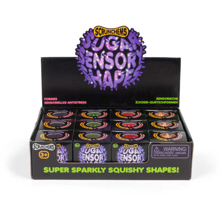 SCRUNCHEMS SENSORY SUGAR SHAPES - MIĘKKIE...