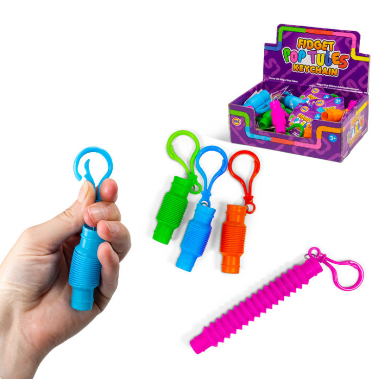 Miniaturowe tuby do ściskania na breloczku
