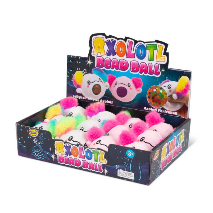Miękka squishy piłka w kształcie axolotla