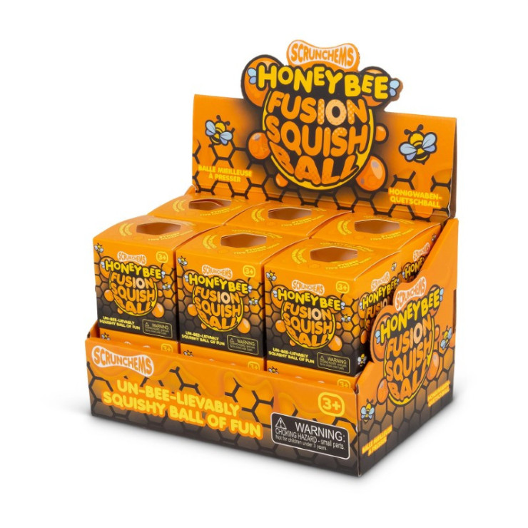 Scrunchems Honeybee Fusion Squishball – Miodowa...