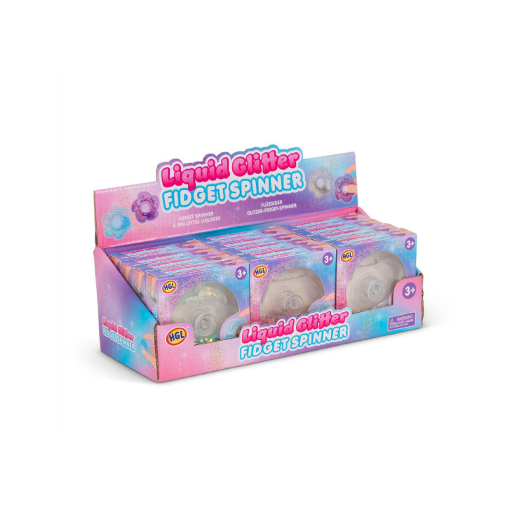 uuu_Fidget Spinner z Płynnym Brokatem