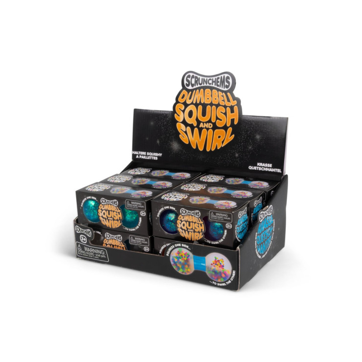SCRUNCHEMS gniotek hantel „Squish & Swirl”