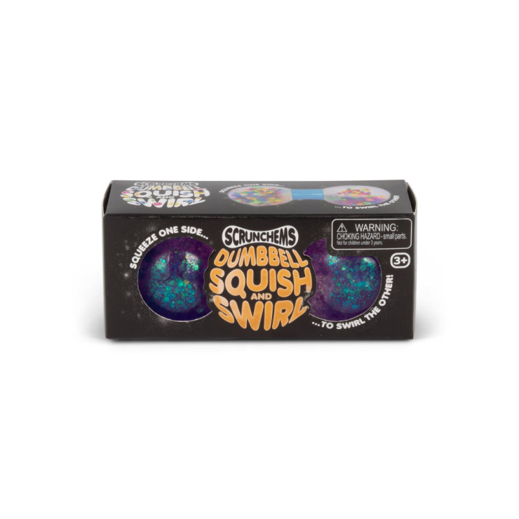 SCRUNCHEMS gniotek hantel „Squish & Swirl”