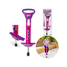 POGO STICK RÓŻOWO-FIOLETOWY 89 CM