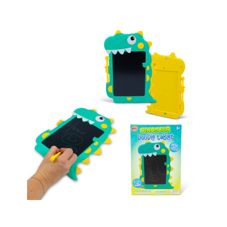 TABLET LCD DINOZAUR ZIELONY