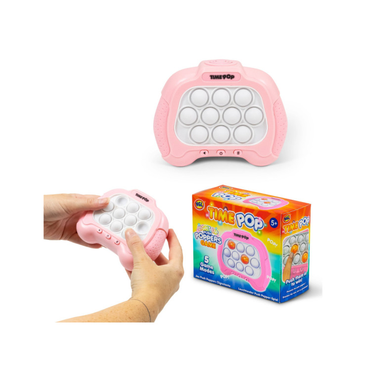 ŚWIECĄCA GRA PUSH POPPER RÓŻOWA