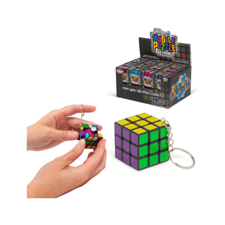MINI METALICZNA ŁAMIGŁÓWKA BRELOK