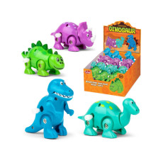 ZESTAW NAKRĘCANYCH DINOZAURÓW