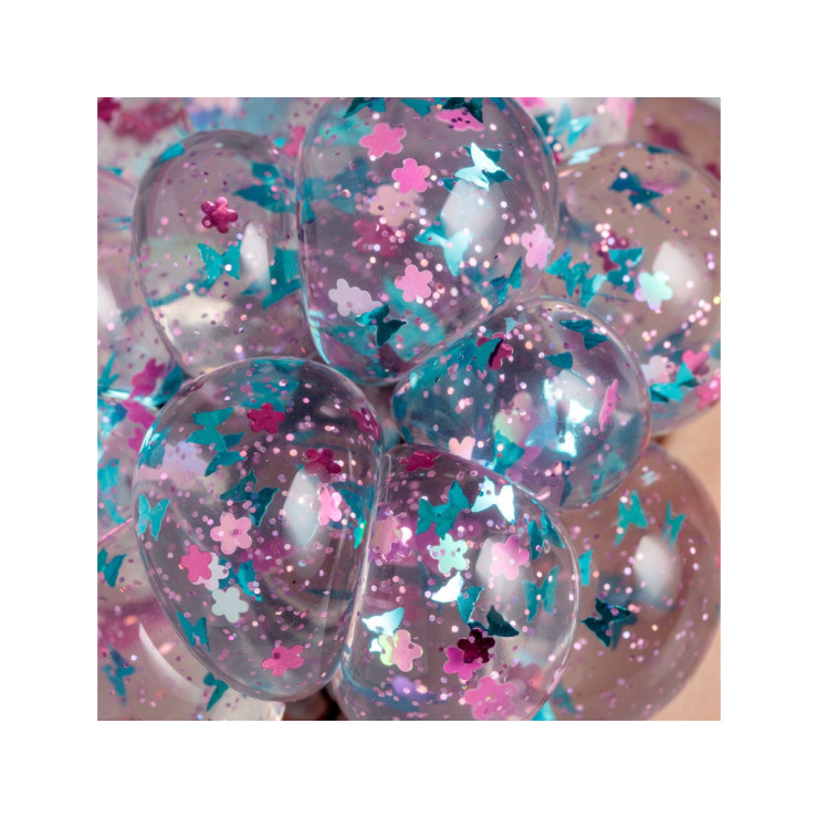 CONFETTI SQUISHY MESH BALL