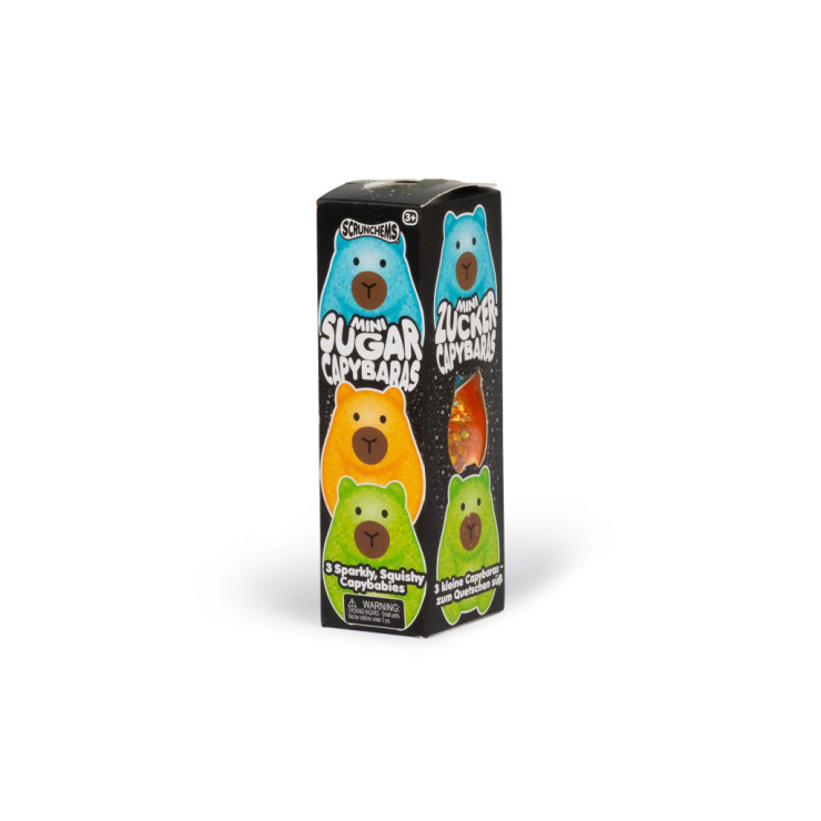 Scrunchems Mini Sugar Kapibary – zestaw 3 sztuk