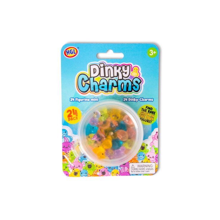 Zestaw 24 mini zawieszek Dinky Charms
