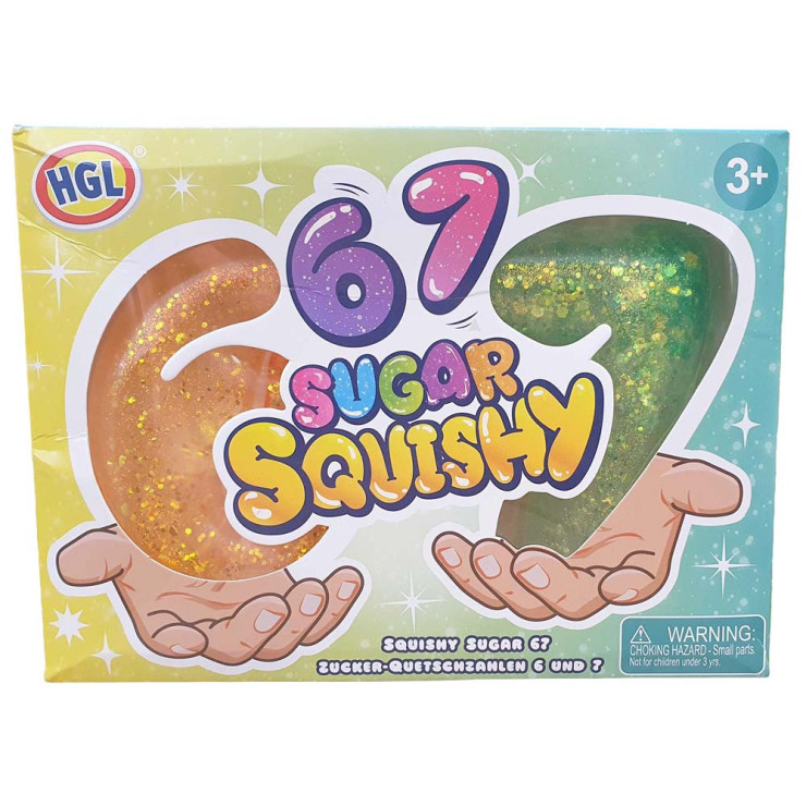 6 7 Brokatowe gniotki Glitter Sugar Squishy
