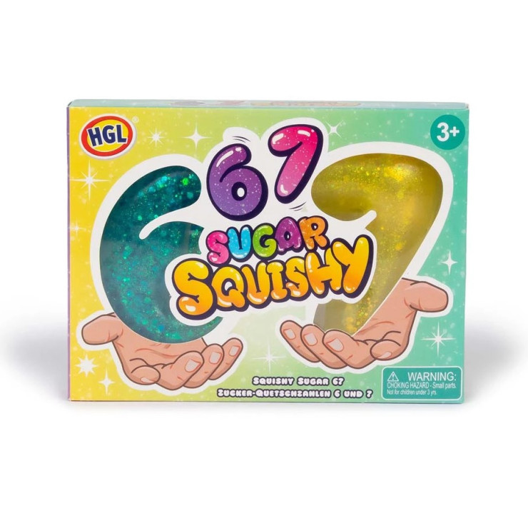 6 7 Brokatowe gniotki Glitter Sugar Squishy