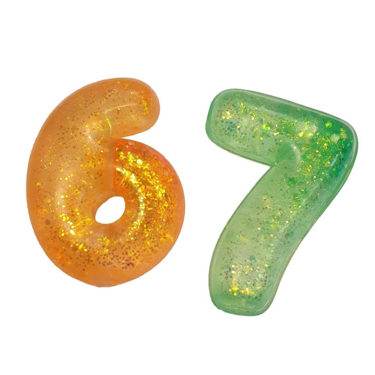 6 7 Brokatowe gniotki Glitter Sugar Squishy