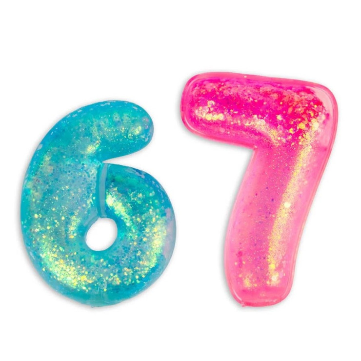 6 7 Brokatowe gniotki Glitter Sugar Squishy