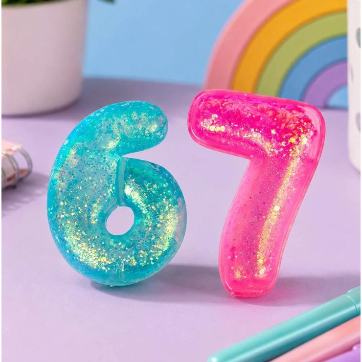 6 7 Brokatowe gniotki Glitter Sugar Squishy