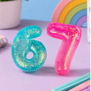 6 7 Brokatowe gniotki Glitter Sugar Squishy