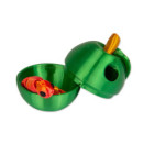 3D PRINTED APPLE AND CATERPILLAR – 3D JABŁKO Z GĄSIENICĄ