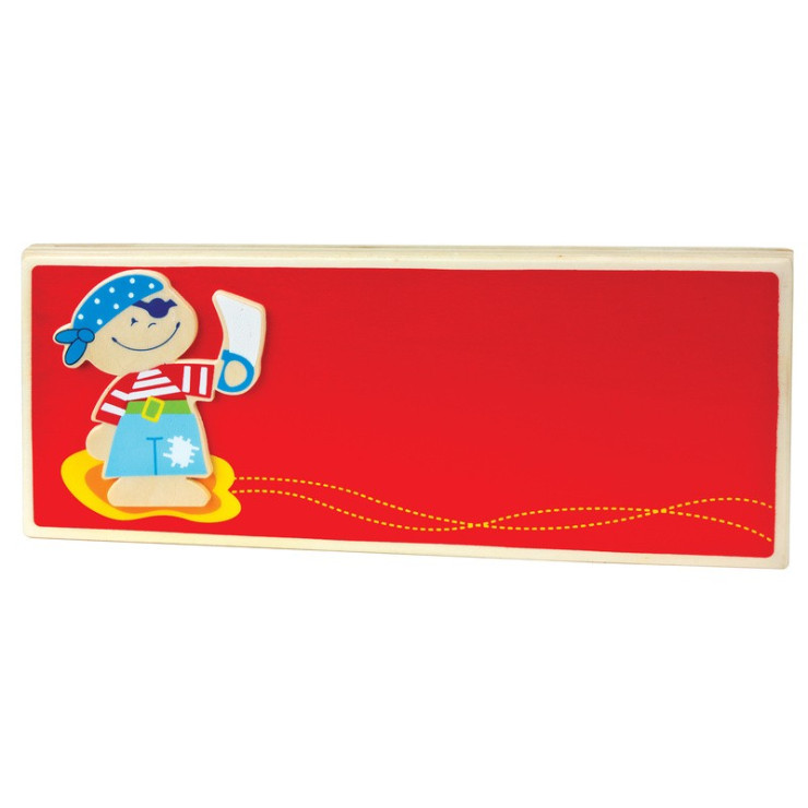 Wooden Pirate Door Plaque